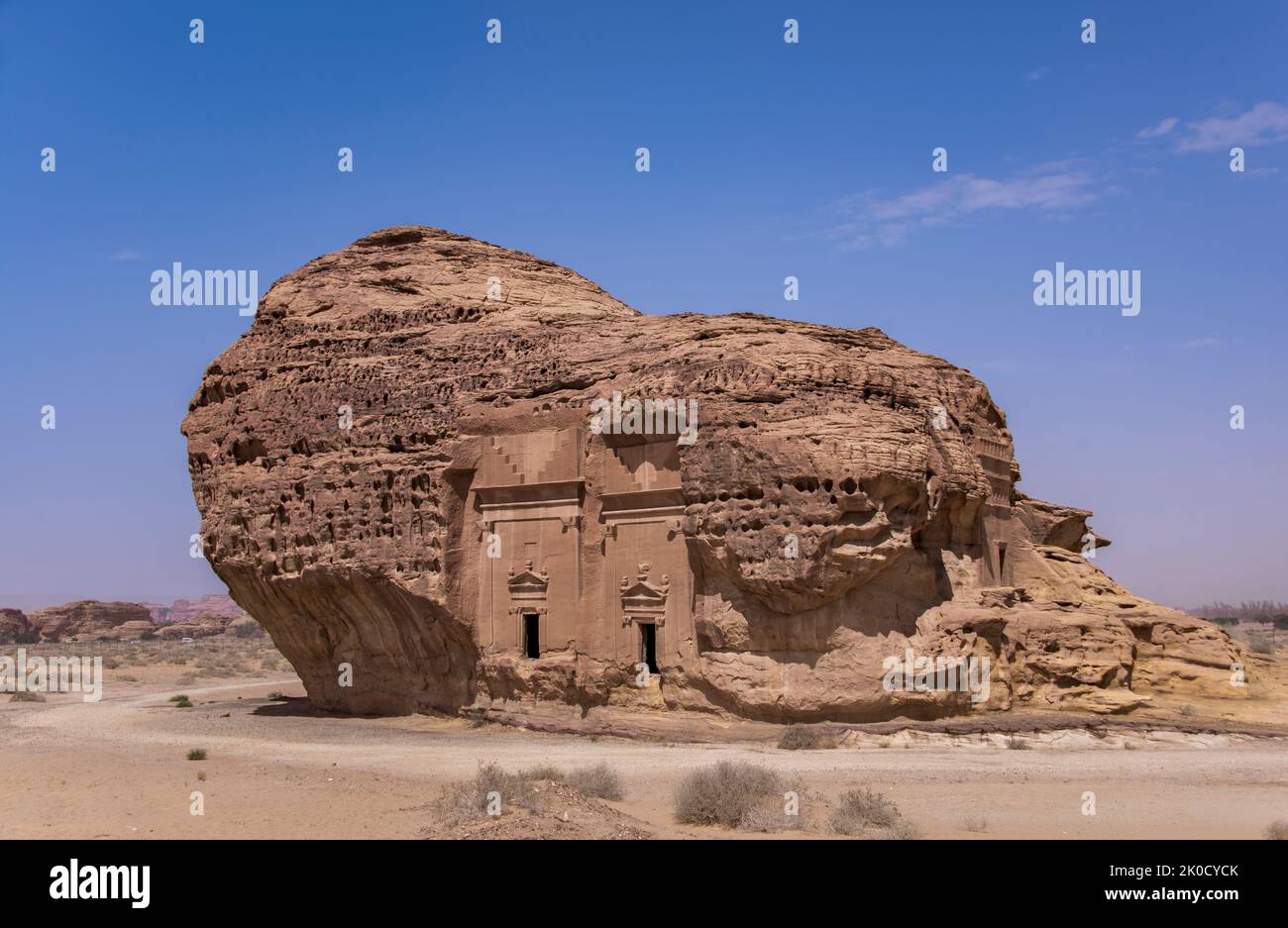 Jabal AL Ahmar Hegra Saudi-Arabien 1 Stockfoto