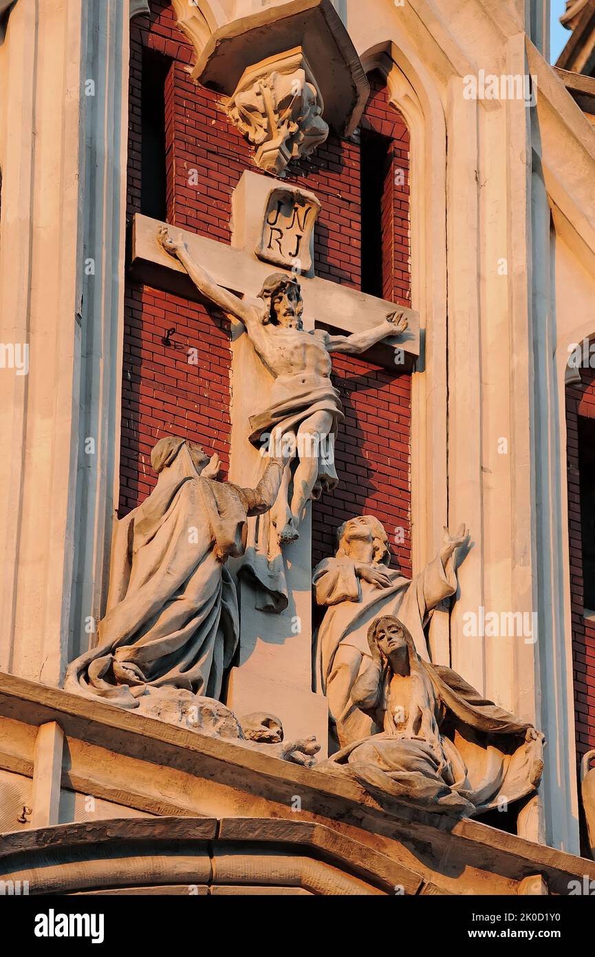 Römisch-katholische Kirche St. Nikolaus in Kiew, der Hauptstadt der Ukraine Stockfoto