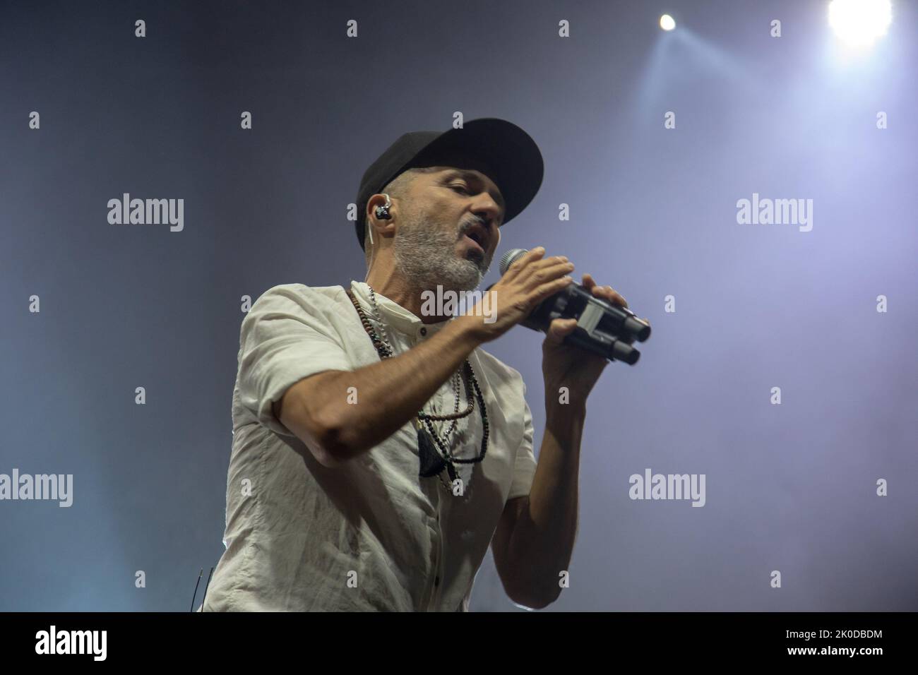 Arena sul Lago, Modena, Italien, 10. September 2022, Samuel während der Subsonica - Musikkonzert Stockfoto