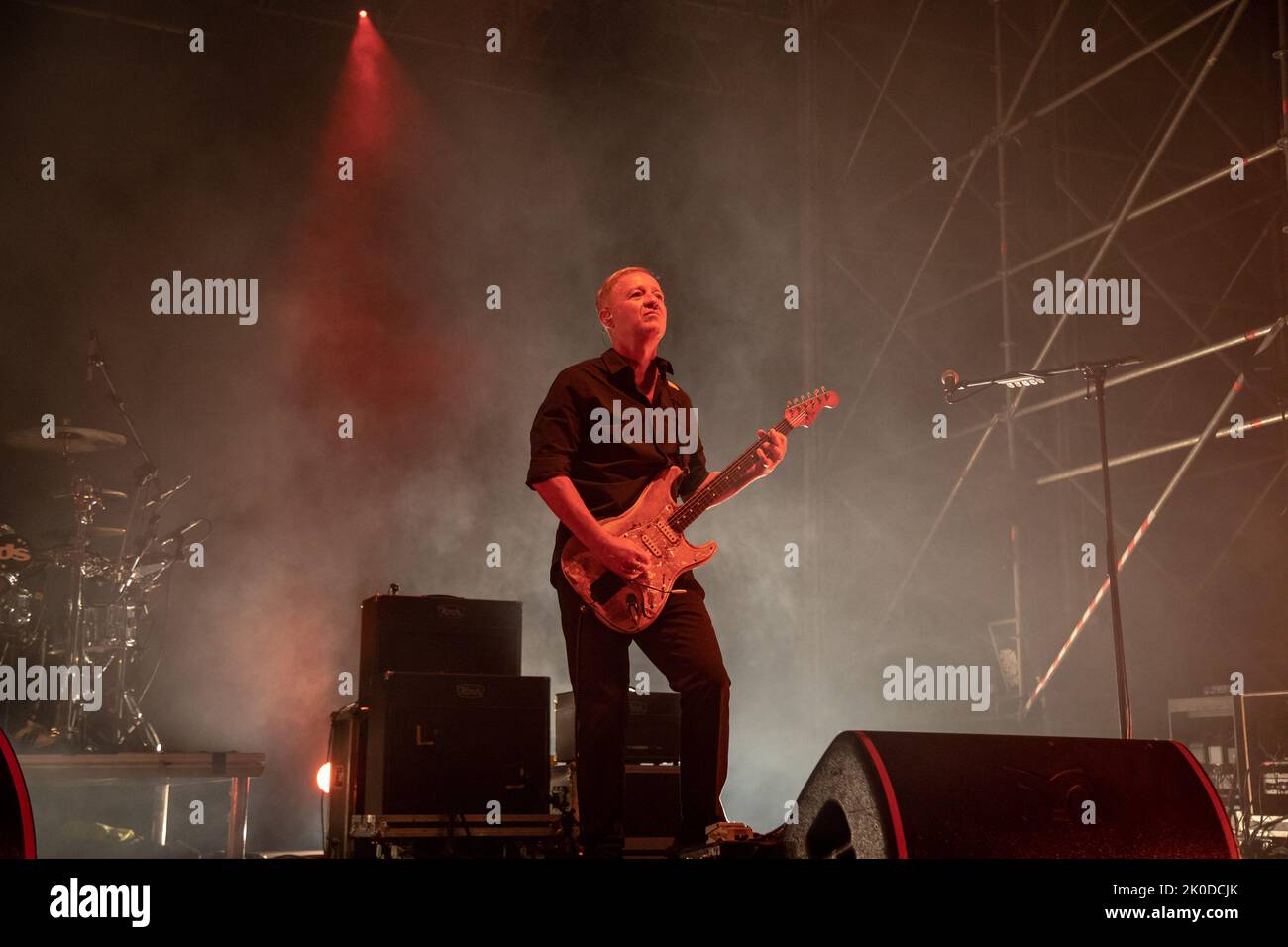 Arena sul Lago, Modena, Italien, 10. September 2022, Max Casacci während der Subsonica - Musikkonzert Stockfoto