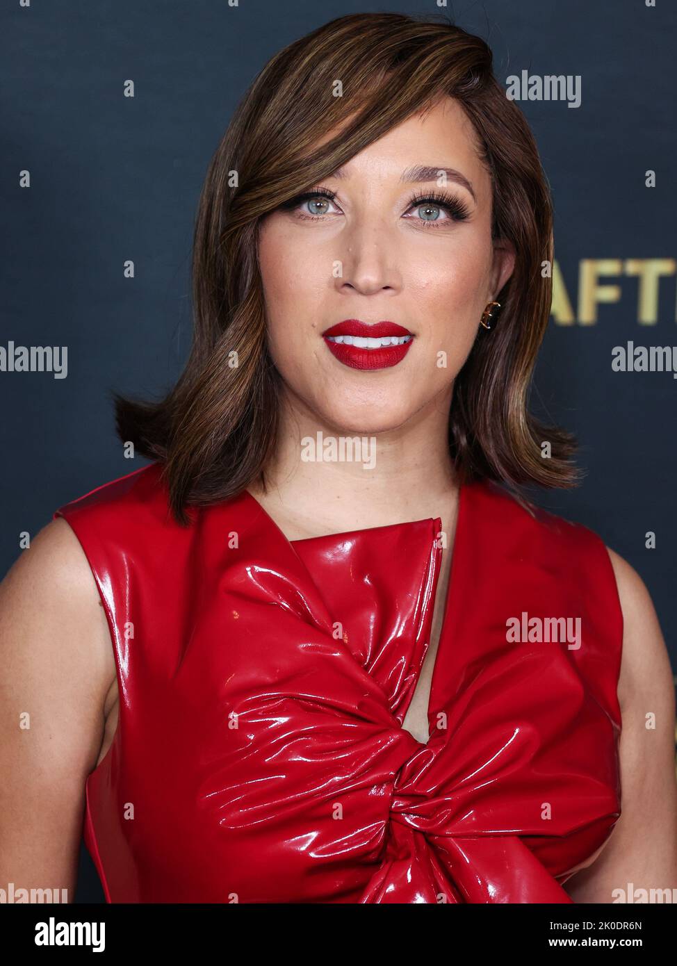 WEST HOLLYWOOD, LOS ANGELES, KALIFORNIEN, USA - 10. SEPTEMBER: Der amerikanische Komiker Robin Thede kommt bei der jährlichen Primetime Emmy Awards 74. von Hollywood Reporter und sag-AFTRA, die am 10. September 2022 im Penthouse in 8899 Beverly in West Hollywood, Los Angeles, Kalifornien, USA, stattfand. (Foto von Xavier Collin/Image Press Agency) Stockfoto