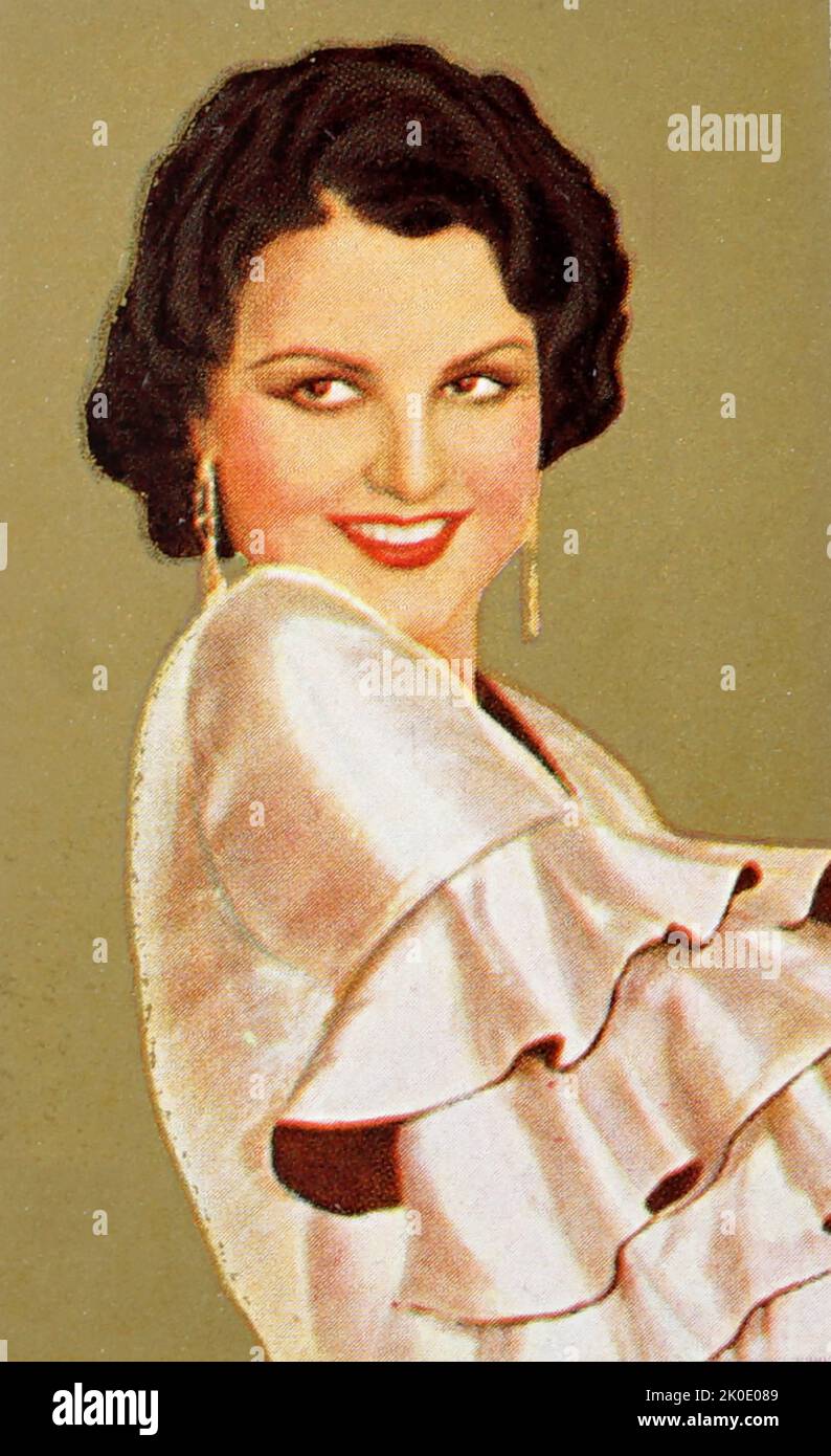 Lilian Bond (18. Januar 1908 - 25. Januar 1991) war eine englisch-amerikanische Schauspielerin und lebt in den Vereinigten Staaten. Stockfoto