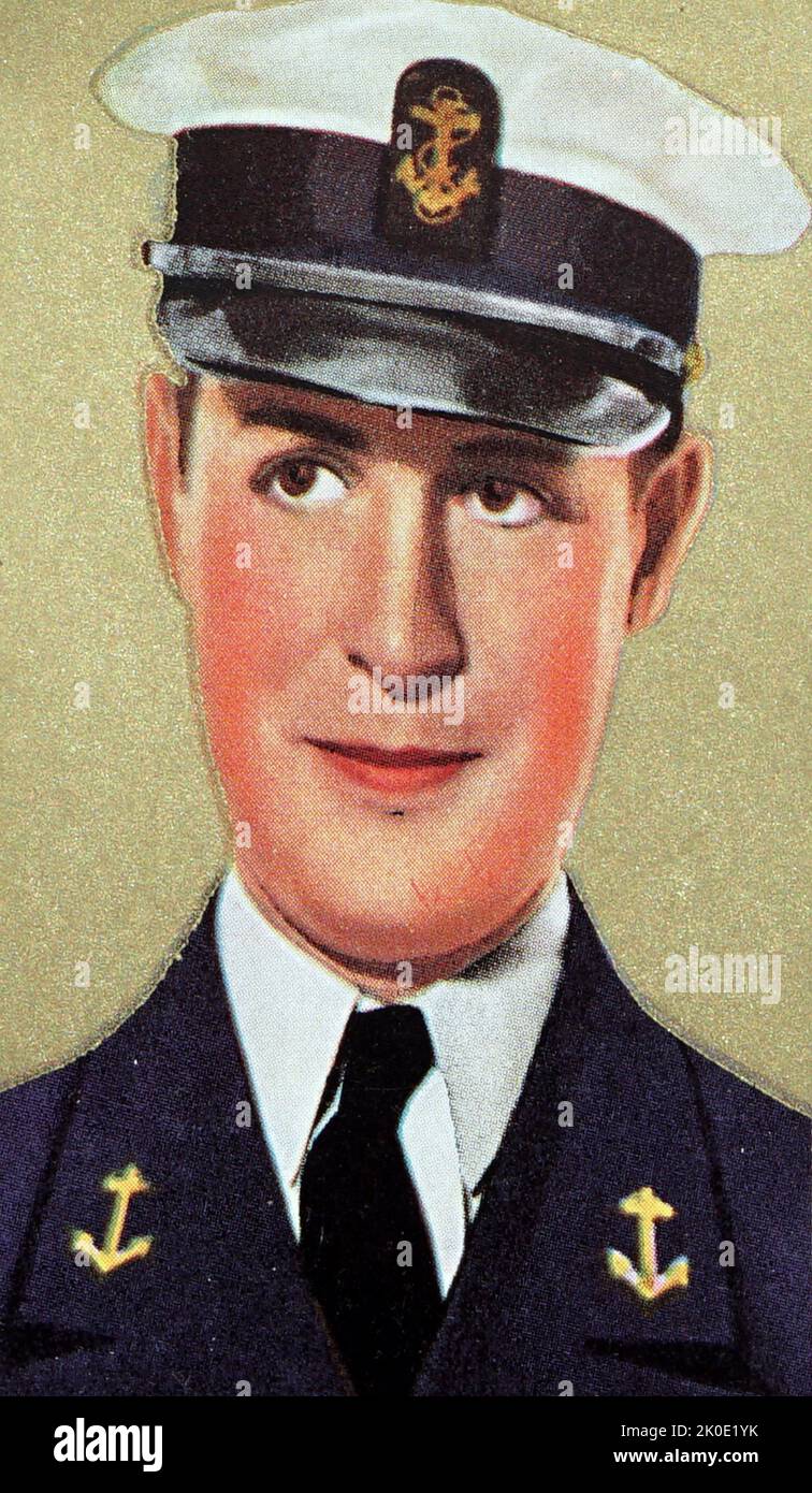 Robert Montgomery (geboren Henry Montgomery Jr.; 21. Mai 1904 - 27. September 1981) amerikanischer Film- und Fernsehschauspieler, Regisseur und Produzent. Stockfoto