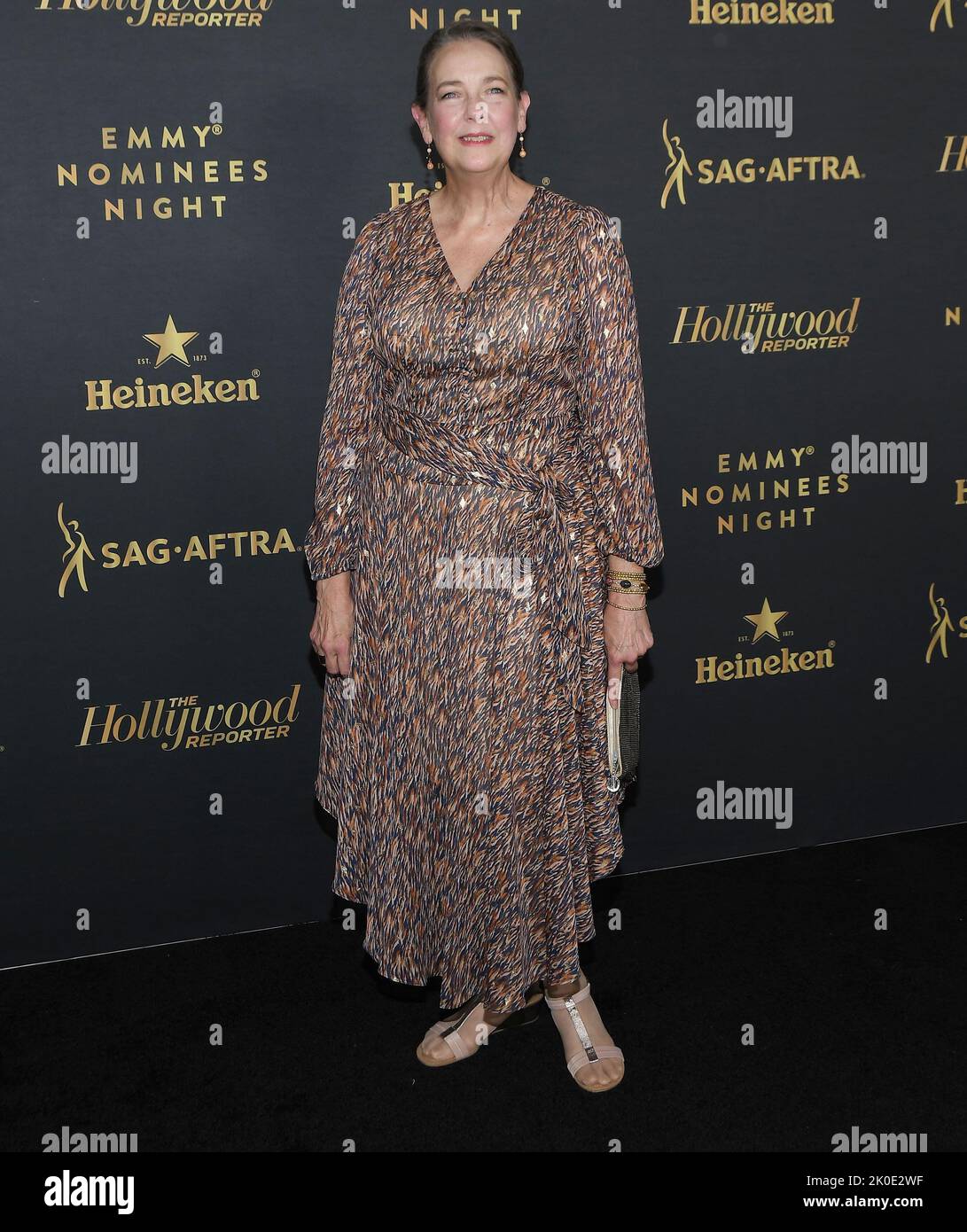 Los Angeles, USA. 10. September 2022. Harriet Sansom Harris kommt bei der EMMY NOMINEES NIGHT von Hollywood Reporter und sag-AFTRA an, die am Samstag, den 10. September 2022, im Penthouse in 8899 Beverly in West Hollywood, CA, stattfand. (Foto: Sthanlee B. Mirador/Sipa USA) Quelle: SIPA USA/Alamy Live News Stockfoto