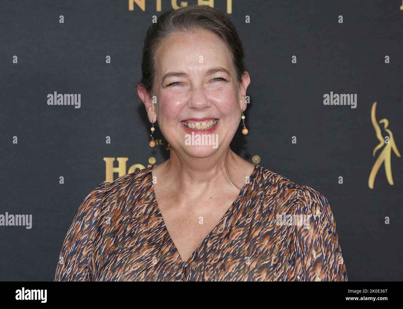 Los Angeles, USA. 10. September 2022. Harriet Sansom Harris kommt bei der EMMY NOMINEES NIGHT von Hollywood Reporter und sag-AFTRA an, die am Samstag, den 10. September 2022, im Penthouse in 8899 Beverly in West Hollywood, CA, stattfand. (Foto: Sthanlee B. Mirador/Sipa USA) Quelle: SIPA USA/Alamy Live News Stockfoto