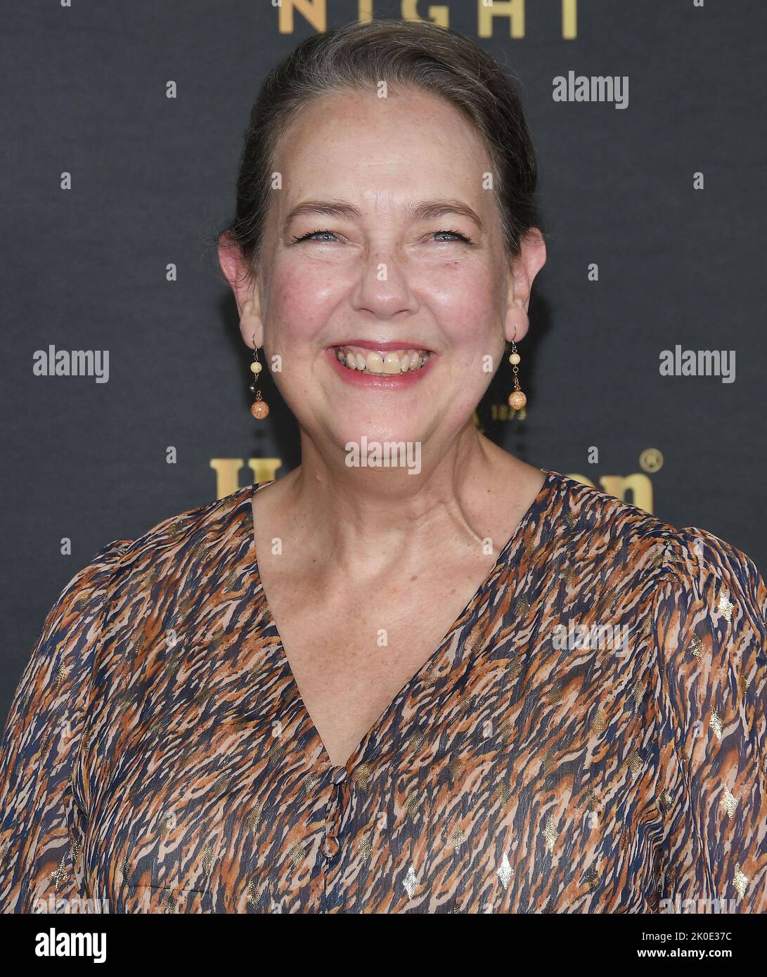 Los Angeles, USA. 10. September 2022. Harriet Sansom Harris kommt bei der EMMY NOMINEES NIGHT von Hollywood Reporter und sag-AFTRA an, die am Samstag, den 10. September 2022, im Penthouse in 8899 Beverly in West Hollywood, CA, stattfand. (Foto: Sthanlee B. Mirador/Sipa USA) Quelle: SIPA USA/Alamy Live News Stockfoto