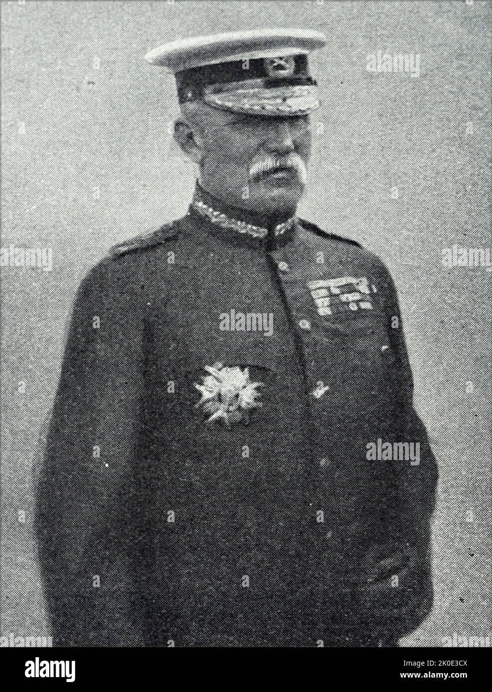 Feldmarschall John French, 1. Earl of Ypern, (1852 - 1925), Offizier der britischen Armee. Stockfoto