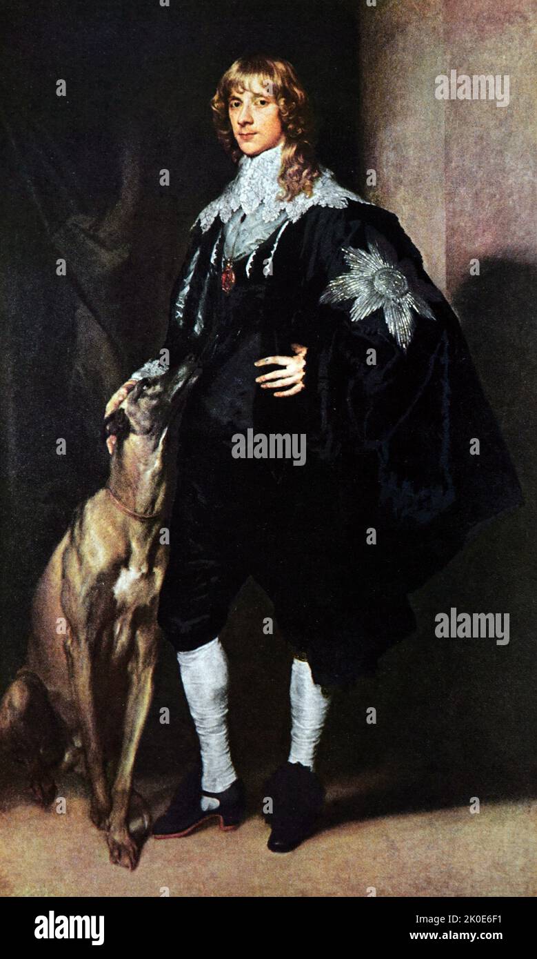 James Stuart (1612-1655), Duke of Richmond and Lennox, Anthony van Dyck, c1633-35. Stockfoto