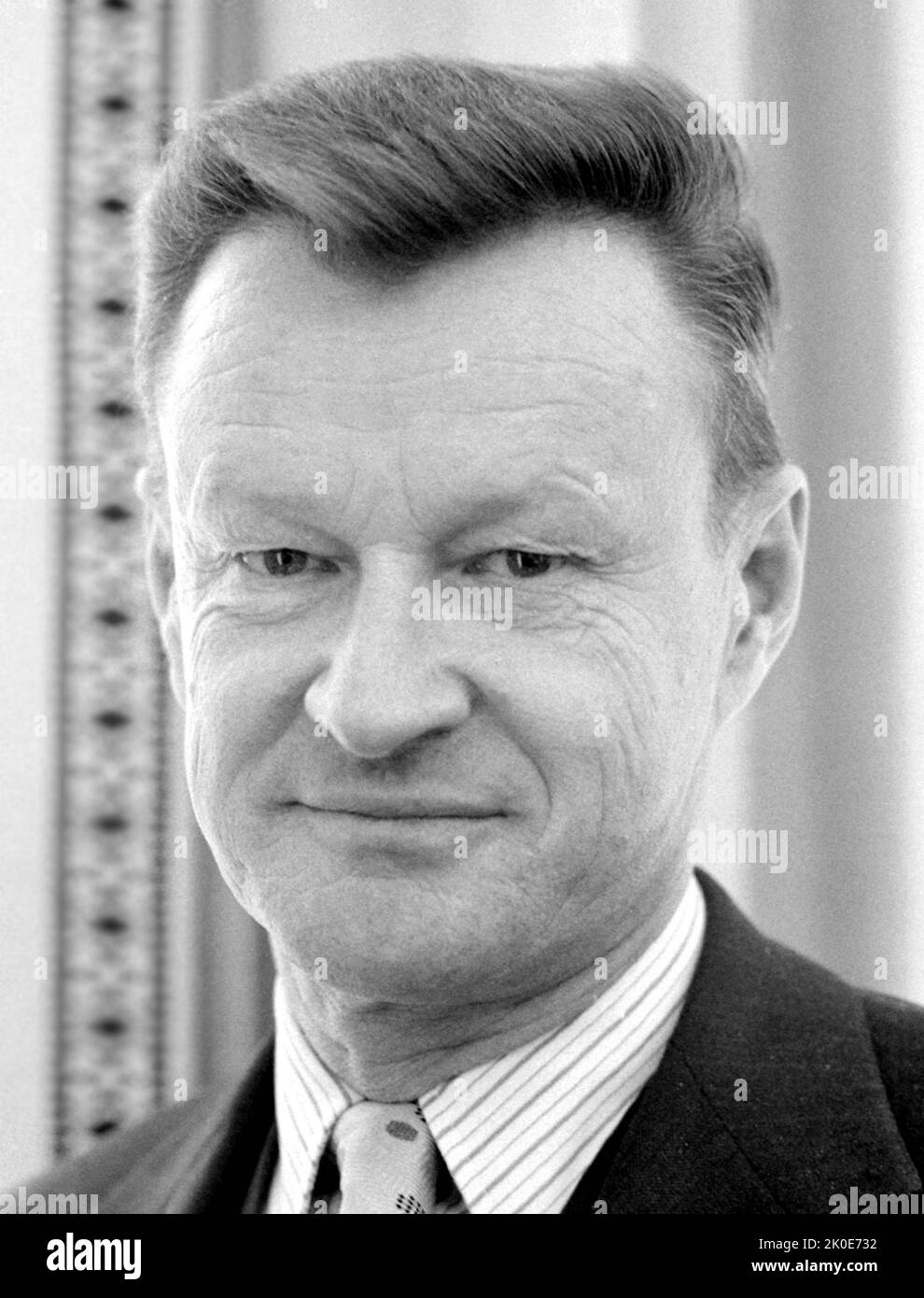 Zbigniew Kazimierz Brzezinski (1928 - 2017) polnisch-amerikanischer Diplomat und Politikwissenschaftler. Von 1966 bis 1968 war er Berater von Präsident Lyndon B. Johnson und von 1977 bis 1981 nationaler Sicherheitsberater von Präsident Jimmy Carter. Stockfoto