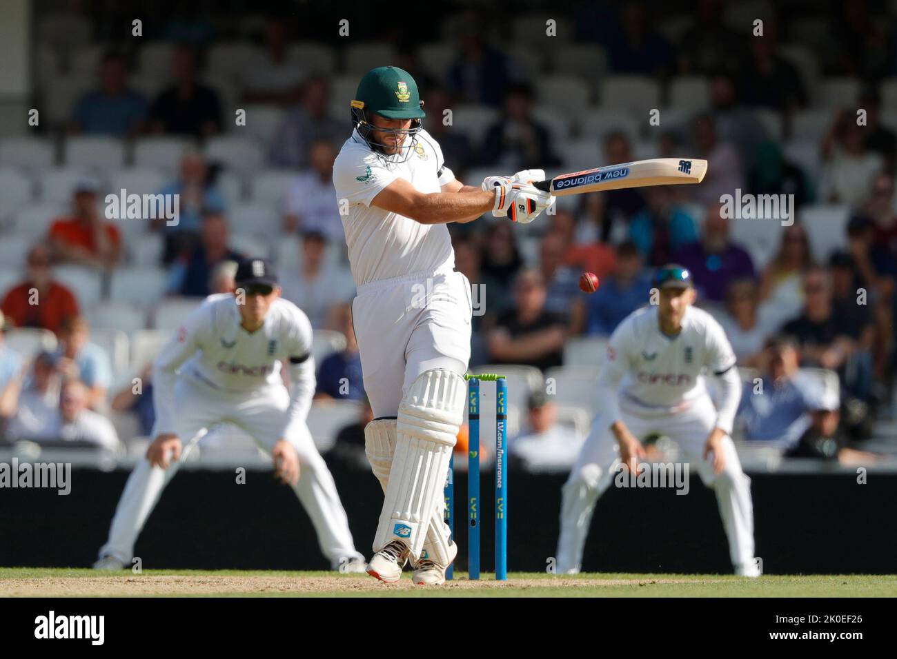 Wiaan Mulder aus Südafrika beim LV= Insurance Test Match England gegen Südafrika beim Kia Oval, London, Großbritannien, 11.. September 2022 (Foto von Ben Whitley/News Images) Stockfoto