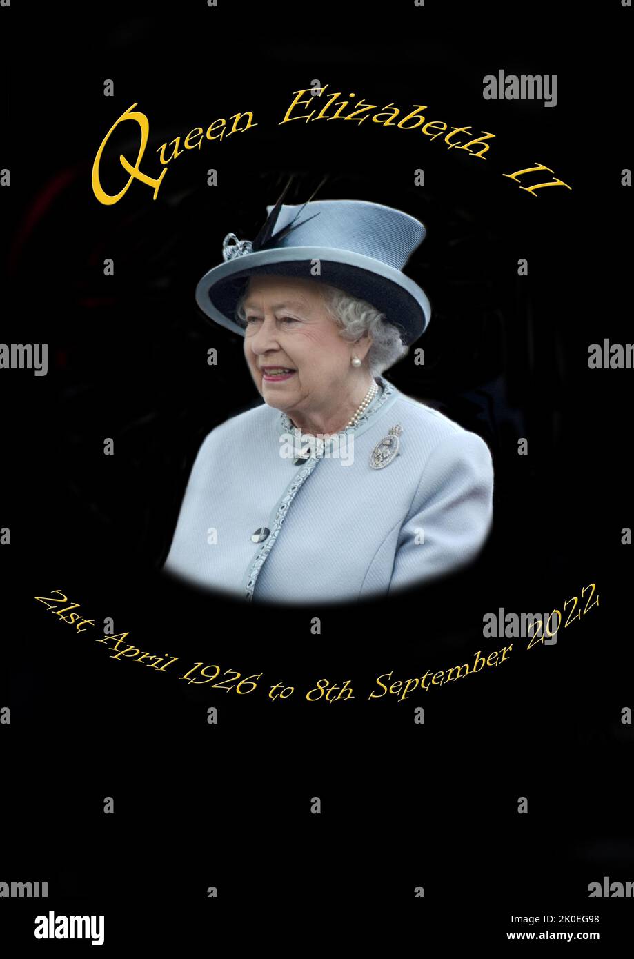 Ihre Majestät Königin Elizabeth II. Lifeline Stockfoto