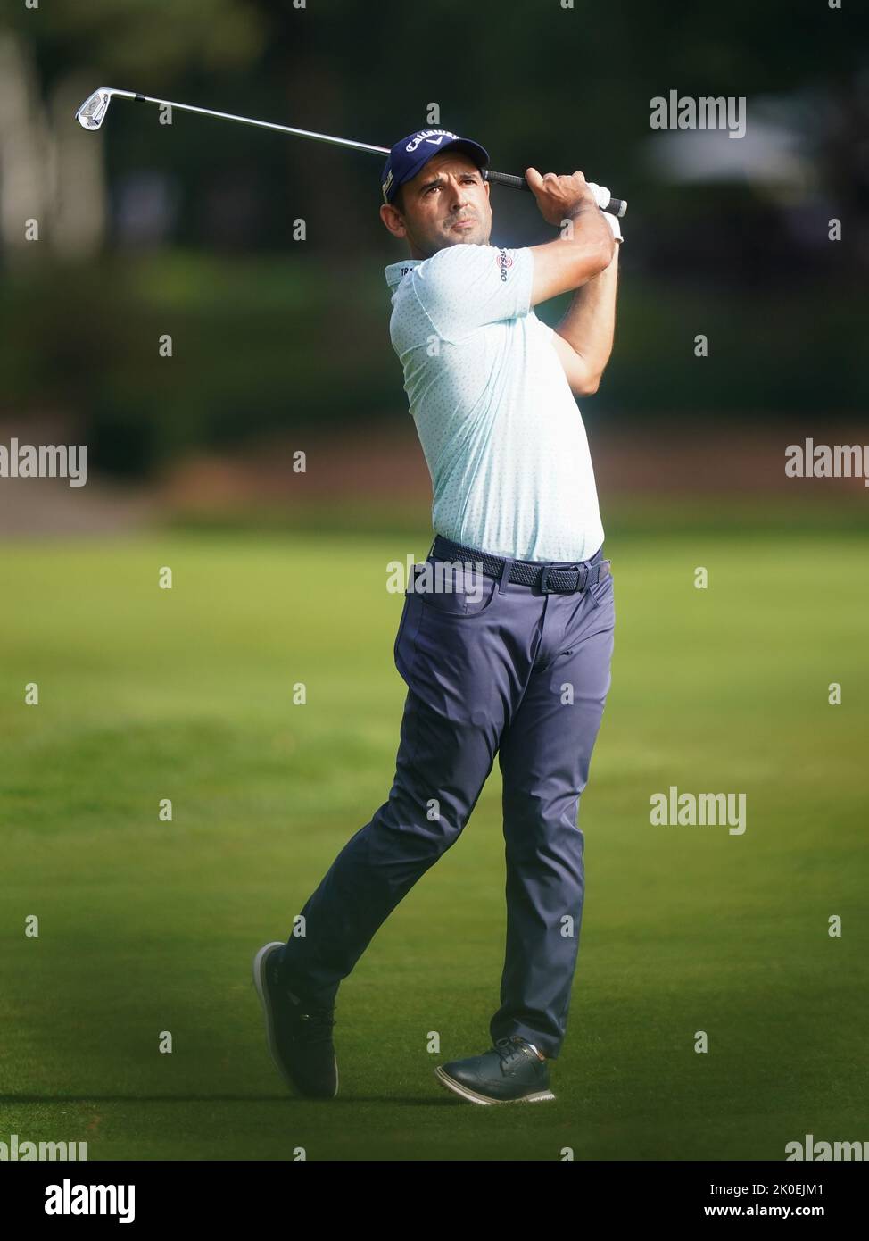 Fabrizio Zanotti während des vierten Tages der BMW PGA Championship im Wentworth Golf Club, Virginia Water. Bilddatum: Sonntag, 11. September 2022. Stockfoto