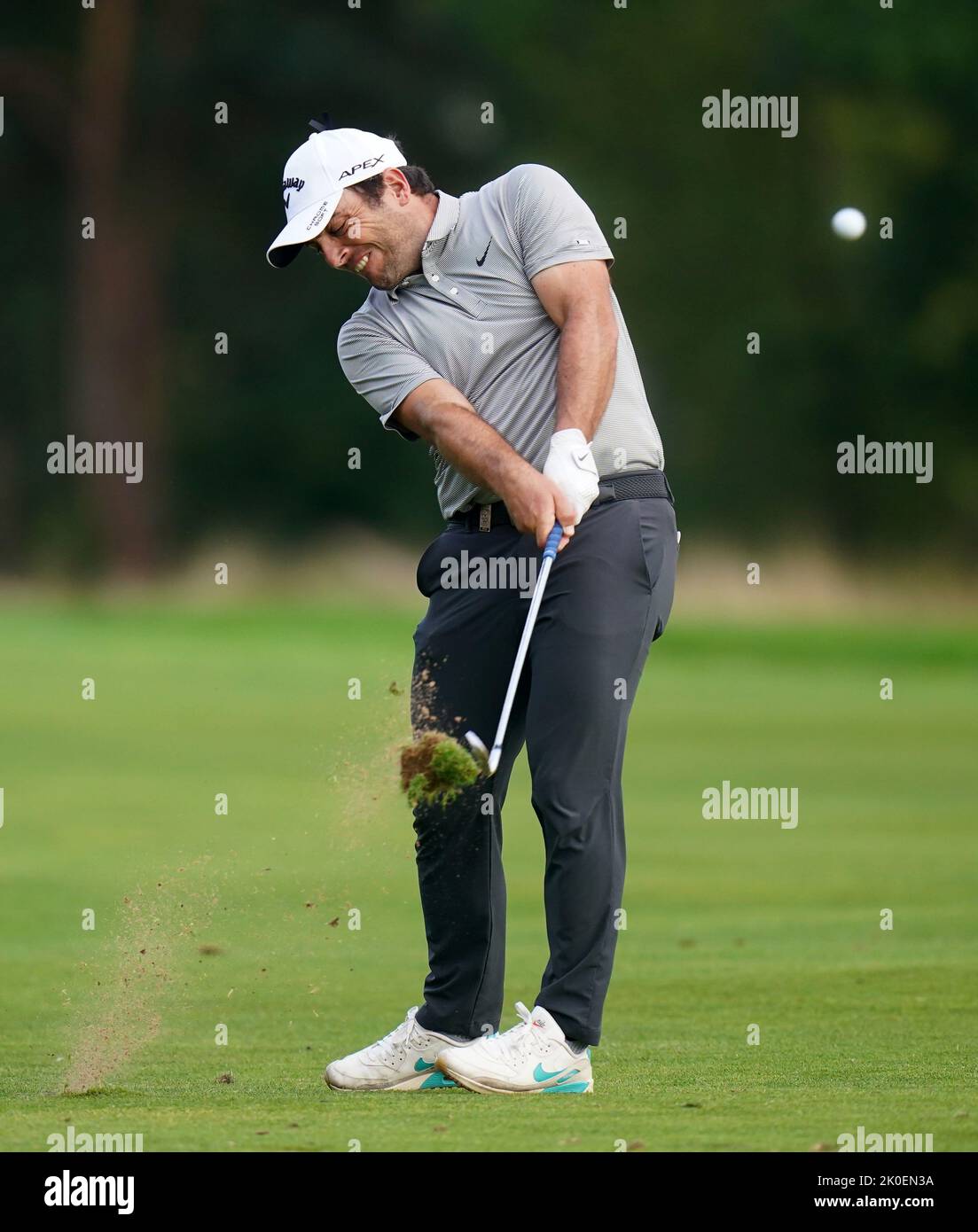 Francesco Molinari während des vierten Tages der BMW PGA Championship im Wentworth Golf Club, Virginia Water. Bilddatum: Sonntag, 11. September 2022. Stockfoto