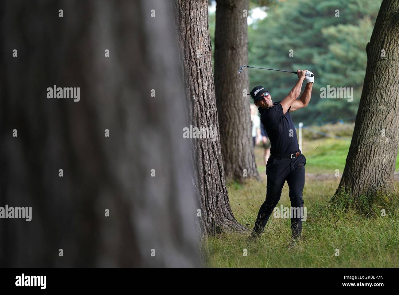 Rafa Cabrera-Bello während des vierten Tages der BMW PGA Championship im Wentworth Golf Club, Virginia Water. Bilddatum: Sonntag, 11. September 2022. Stockfoto