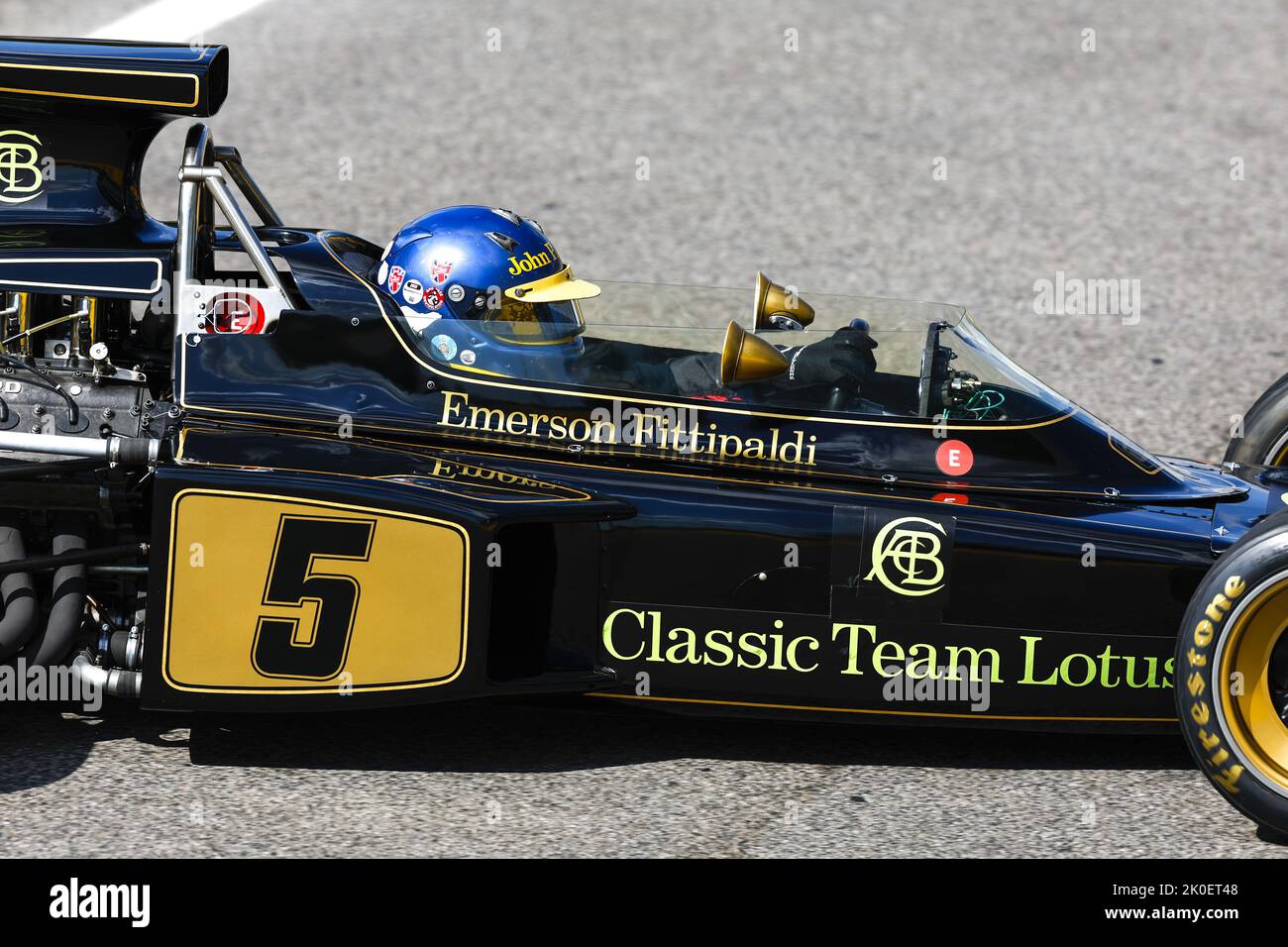 1973 Lotus Ford Cosworth 72E Action W hrend Der Formel 1 Pirelli Gran