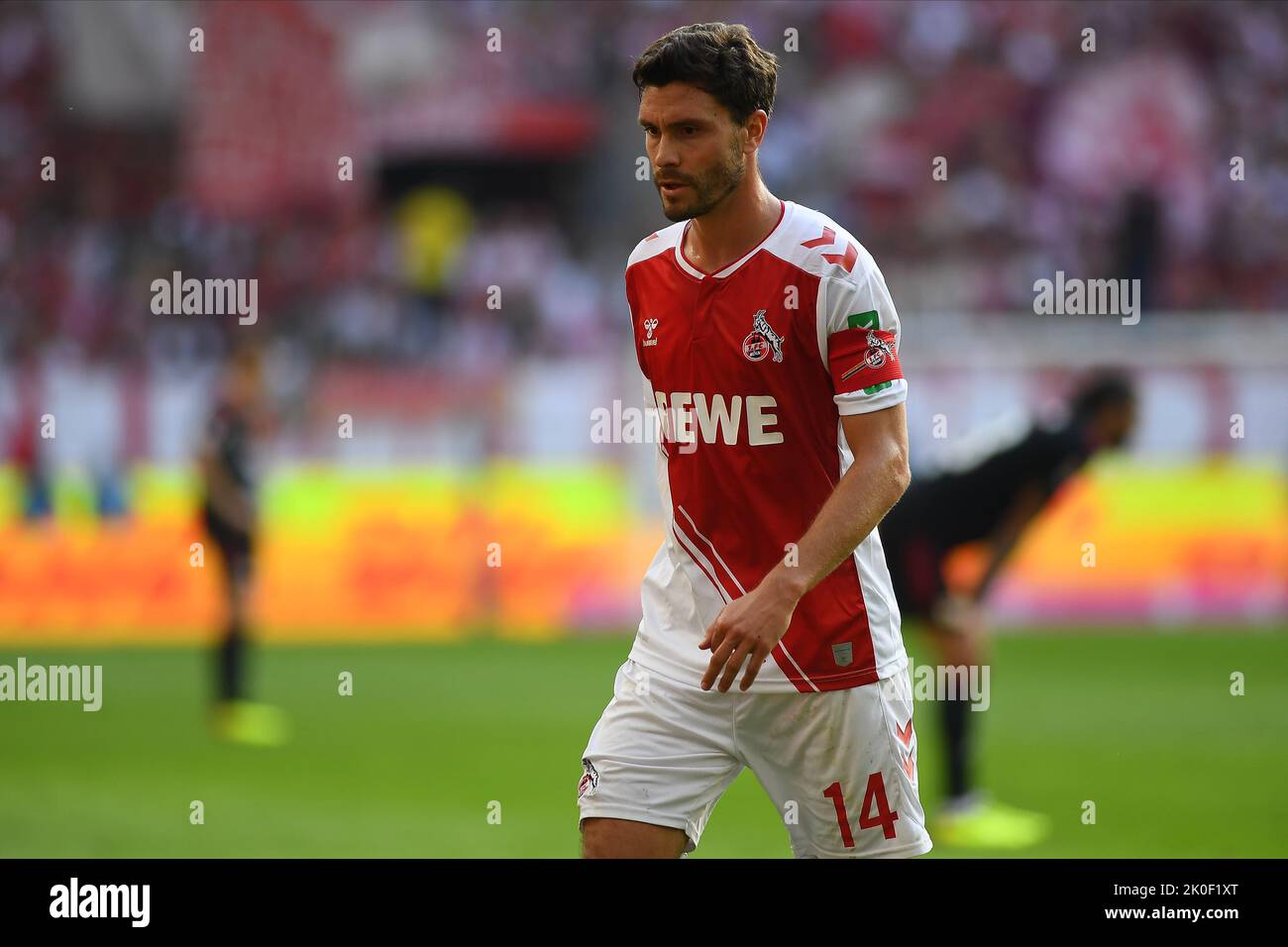 KÖLN, DEUTSCHLAND - SEPTEMBER 11 2022: Jonas Hector. Das Fußballspiel der Bundesliga 1.FC Köln vs 1.FC Union Stockfoto