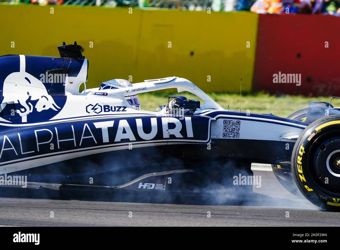 Monza, Italien. 11. September 2022. Pierre Gasly fährt die (10) Scuderia AlphaTauri AT03 während 2022 Formel 1 Pirelli Gran Premio d'Italia - Grand Prix von Italien - Rennen, Formel 1 Meisterschaft in Monza, Italien, September 11 2022 Quelle: Independent Photo Agency/Alamy Live News Stockfoto