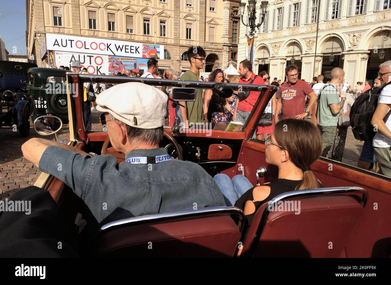 Italien Piemont Turin 'Autolook Week Torino' Parade des historischen Autos Credit: Realy Easy Star/Alamy Live News Stockfoto