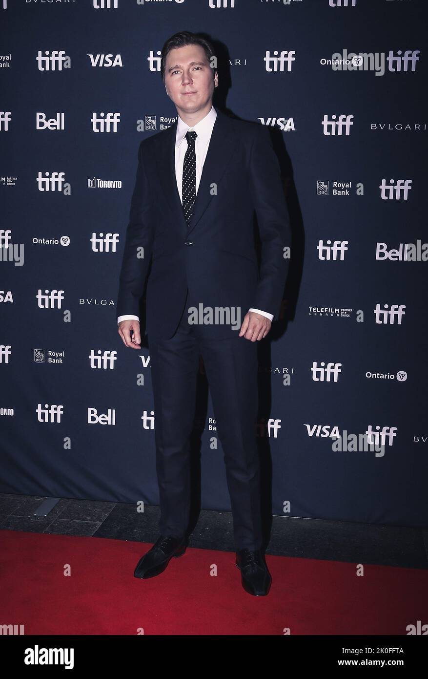 Paul Dano nimmt an der Premiere von „The Fabelmans“ während des Toronto International Film Festival 2022 im Princess of Wales Theatre am 10. September 2022 in Toronto, Ontario, Teil. Foto: Myles Herodes/imageSPACE /MediaPunch Stockfoto