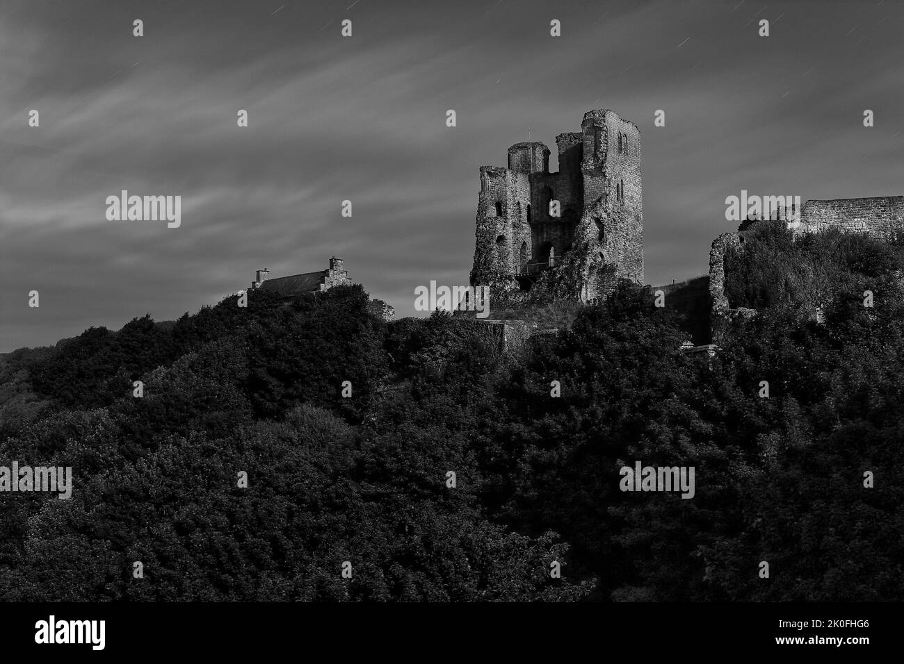 Scarborough Castle in North Yorkshire, Großbritannien Stockfoto