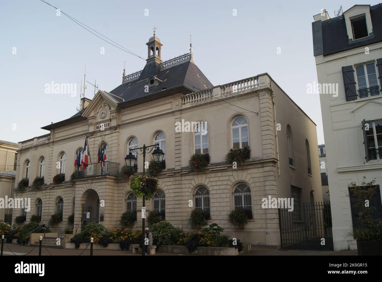 ARCHITEKTUR A BOURG LA REINE, HAUTS DE SEINE, FRANKREICH Stockfoto