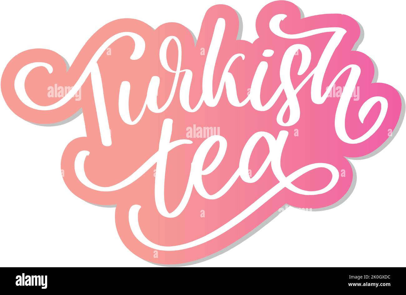 Türkische Traditionen der Teezeremonie. Teezeit. Dekorative Elemente für Ihr Design. Vektor-Illustration mit orientalischen Tasse Stock Vektor