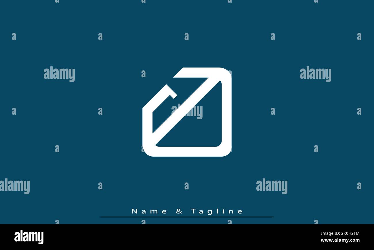 Alphabet Buchstaben Initialen Monogramm Logo JV , VJ Stock Vektor