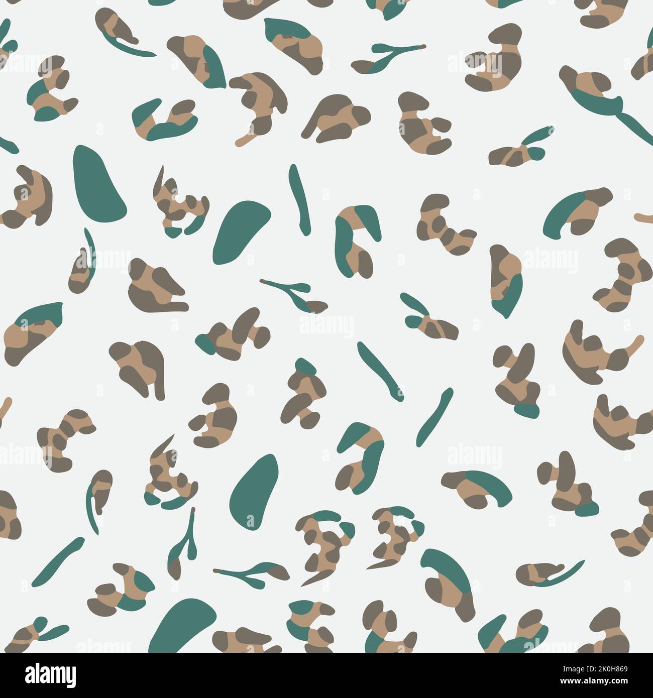 Nahtlose abstrakte Doodle Hintergrund Muster. Stock Vektor