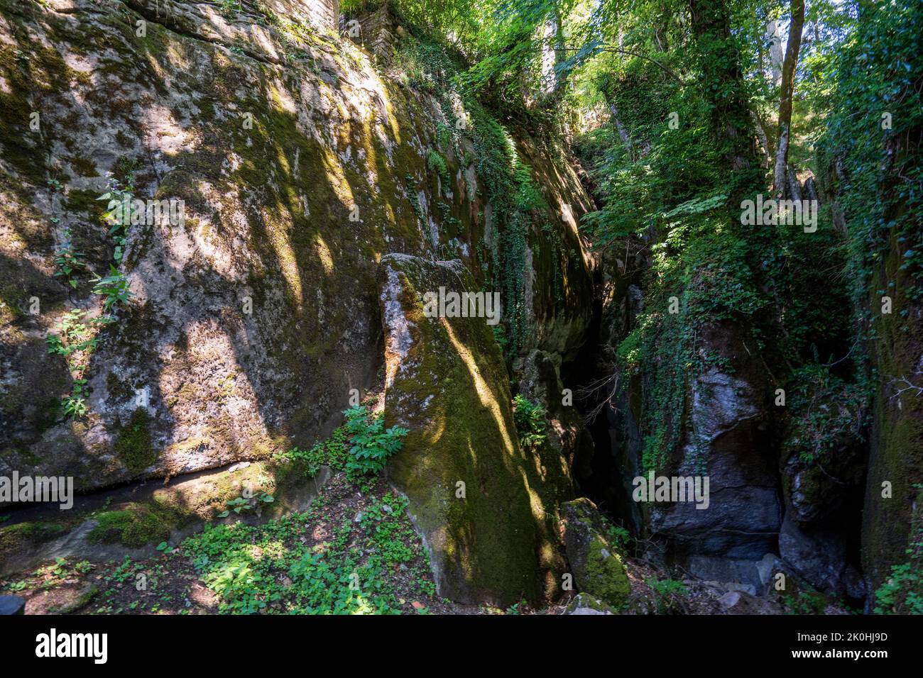 Nationalpark der Casentinesi-Wälder, Franziskanerschutzgebiet von Chiusi della Verna, Toskana, Italien, Europa Stockfoto
