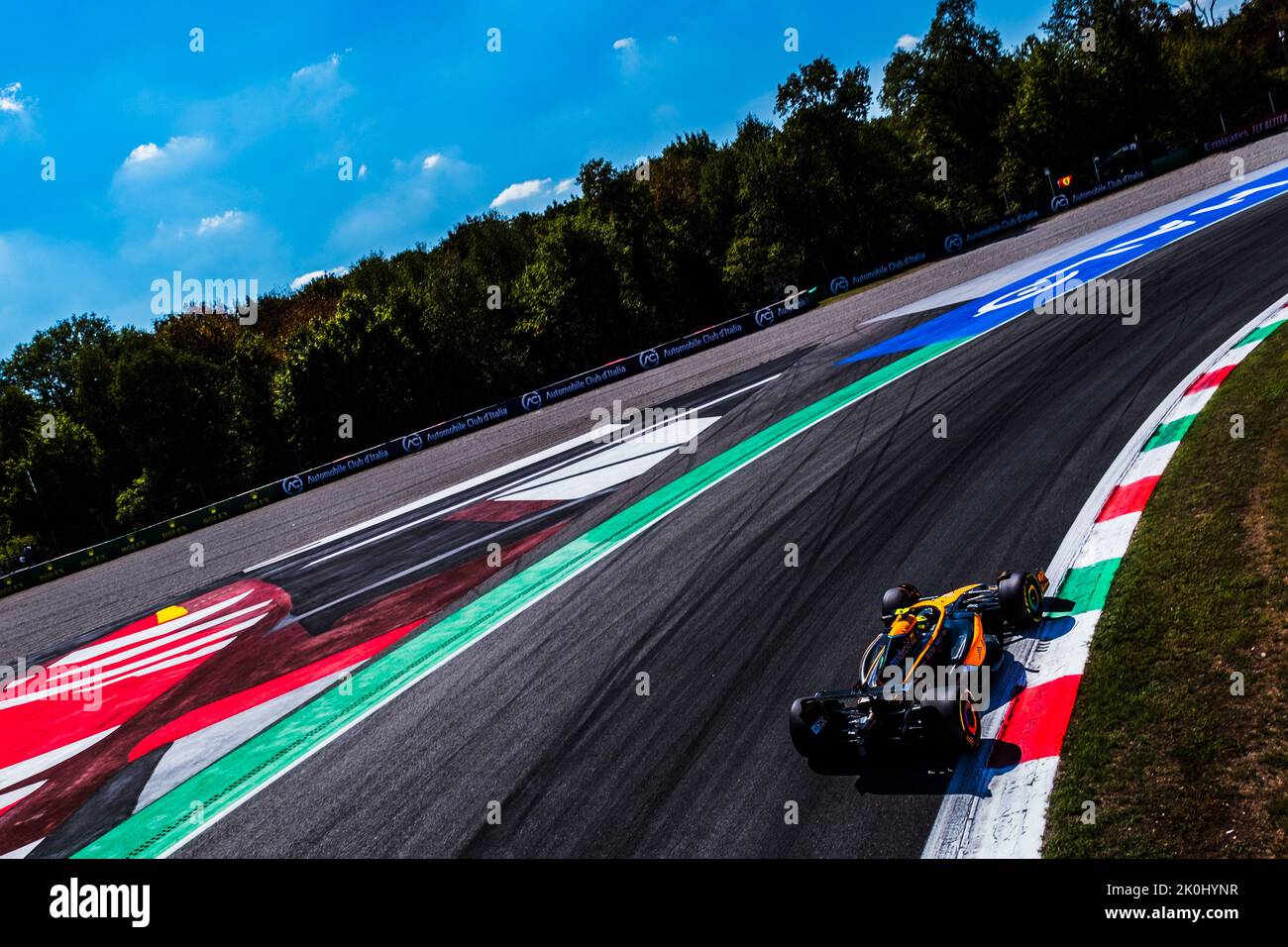 MONZA, Italien, 10. September 2022; # 4, Lando NORRIS, GBR, McLaren F1 Team, MCL35M, Mercedes-Motor, während der Formel 1, F1, großer Preis von Italien, Grosser Stockfoto