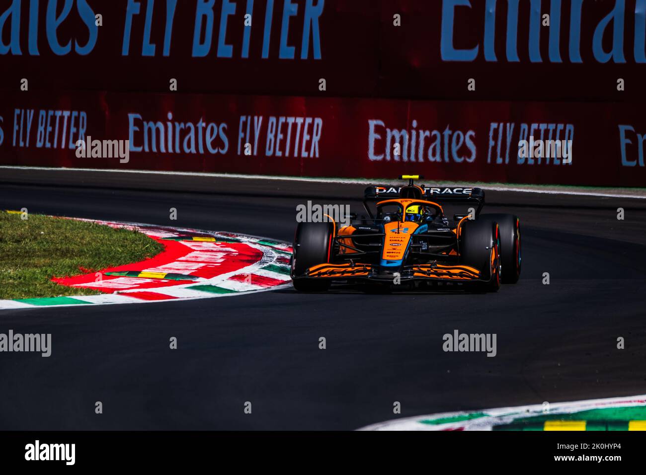 MONZA, Italien, 10. September 2022; # 4, Lando NORRIS, GBR, McLaren F1 Team, MCL35M, Mercedes-Motor, während der Formel 1, F1, großer Preis von Italien, Grosser Stockfoto