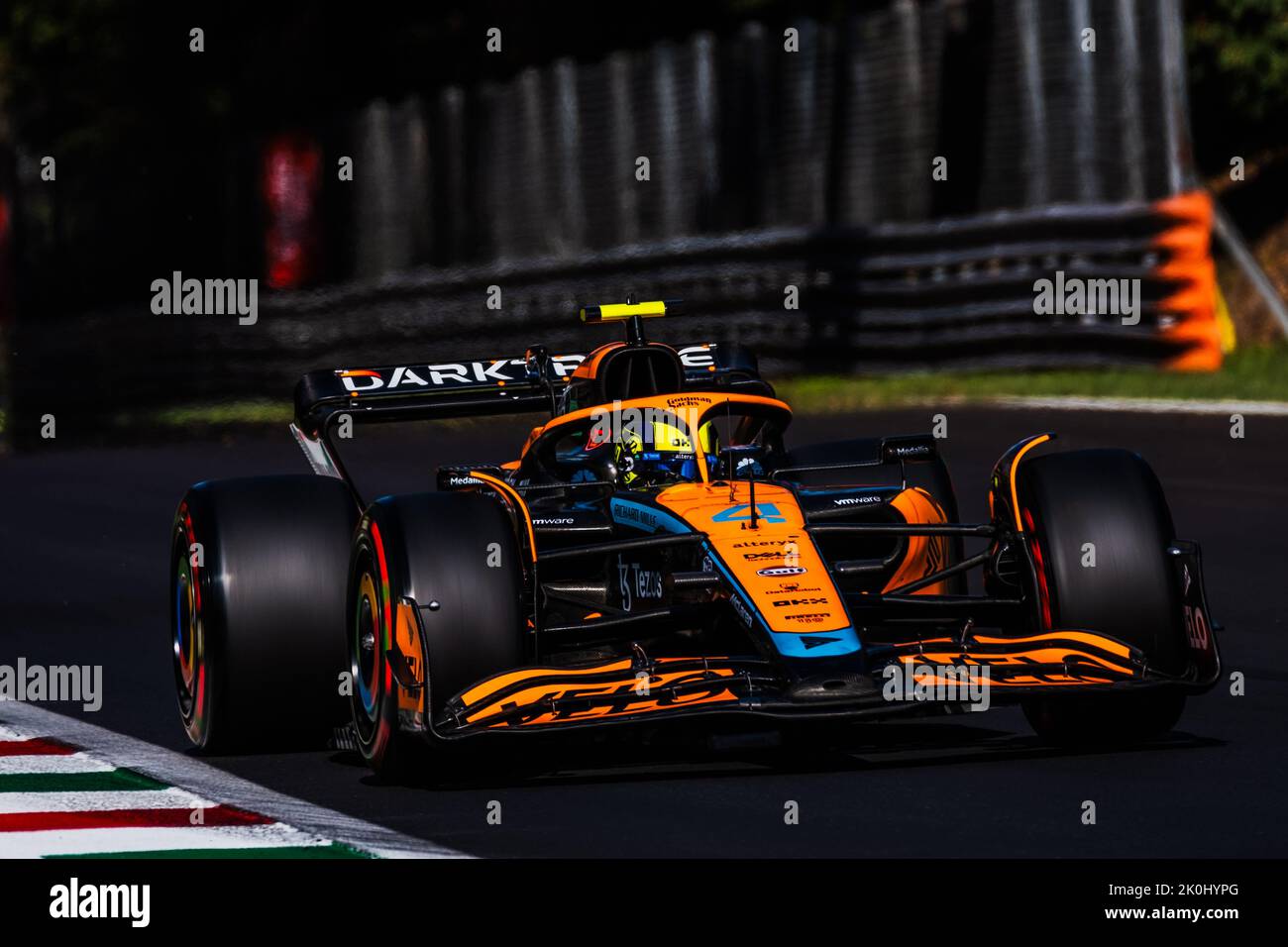 MONZA, Italien, 10. September 2022; # 4, Lando NORRIS, GBR, McLaren F1 Team, MCL35M, Mercedes-Motor, während der Formel 1, F1, großer Preis von Italien, Grosser Stockfoto