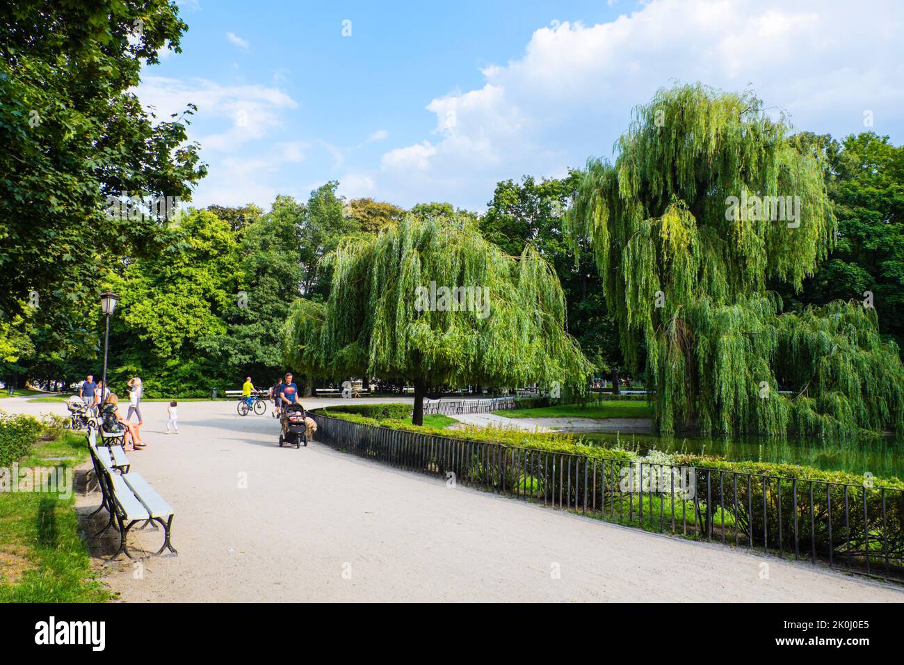 Ogród Saski, Sächsischer Garten, Warschau, Polen Stockfoto