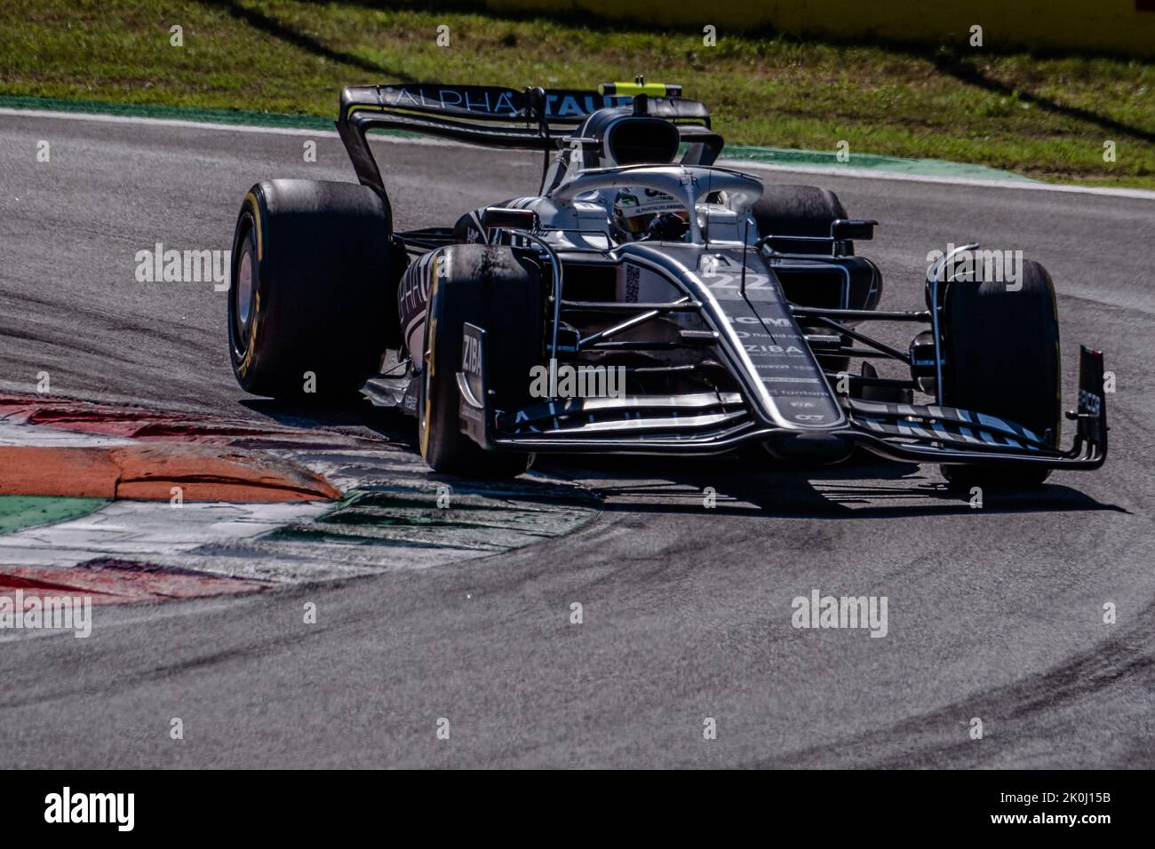 MONZA, Italien, 11. September 2022;#22, Yuki TSUNODA, JAP, Team Scuderia Alpha Tauri, AT02, HONDA, RA620 Motor, während der Formel 1, F1, Italienischer Grand PR Stockfoto