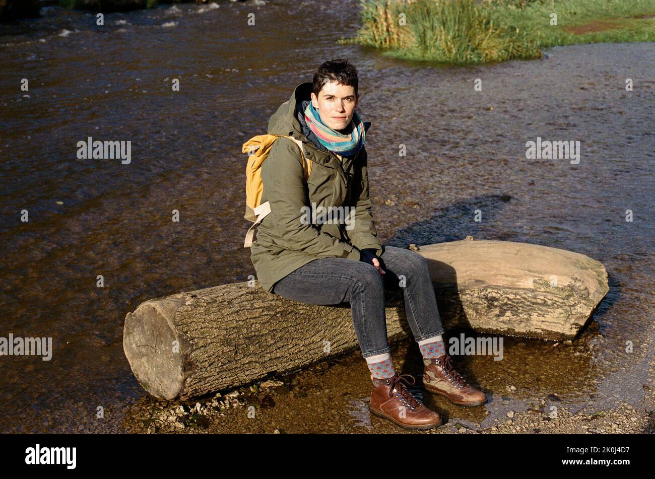 Der Schriftsteller und Autor der James BondSerie Kim Sherwood, im Peak