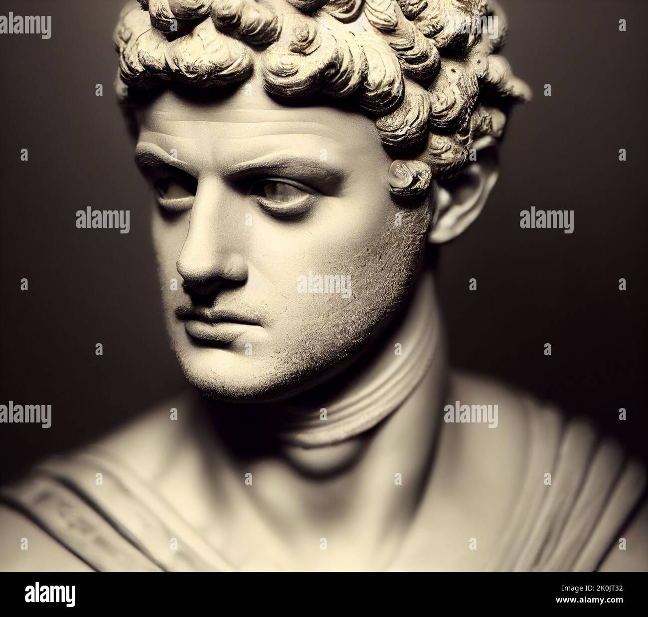 Der Nero Claudius Caesar Augustus Germanicus, fünfter römischer Kaiser Stockfoto