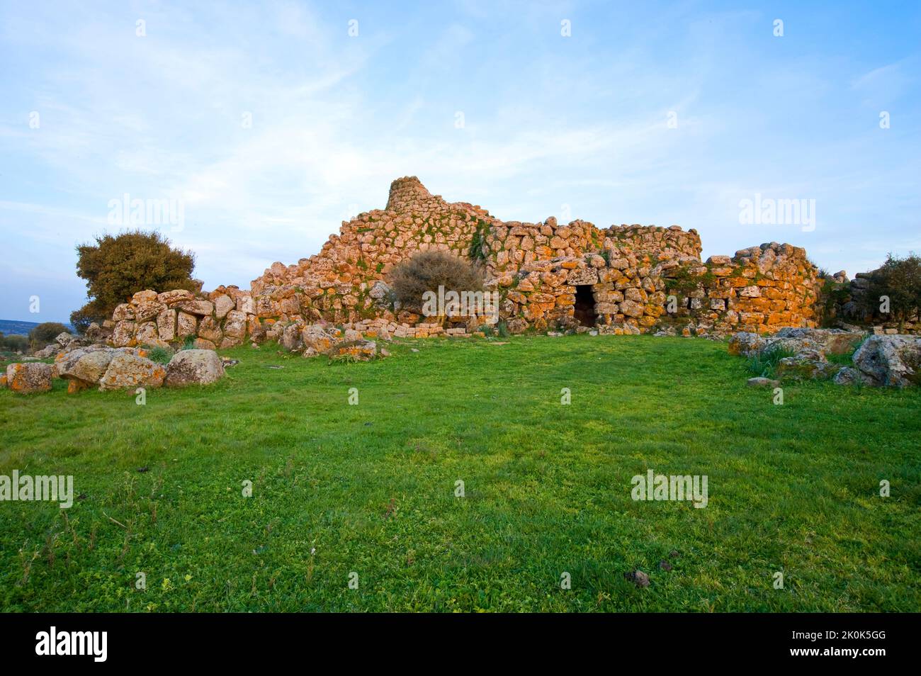 Nuraghe Arrubiu, Orroli, Provincia di Cagliari, Sardinien, Italien, Europa Stockfoto