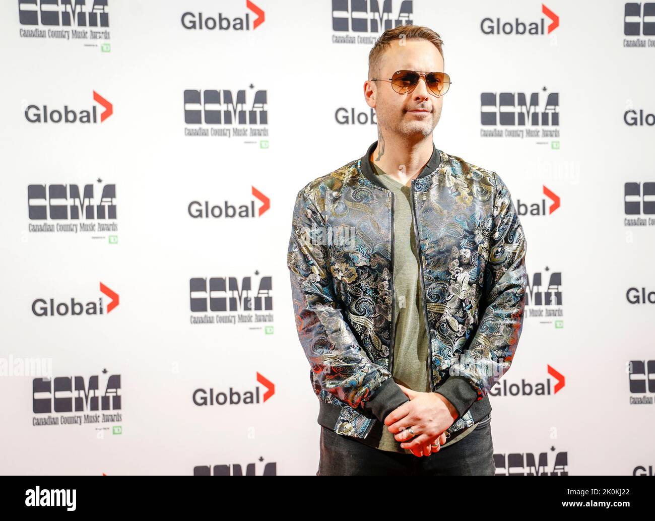 Calgary, Kanada. 11. September 2022. Dallas Smith posiert auf dem roten