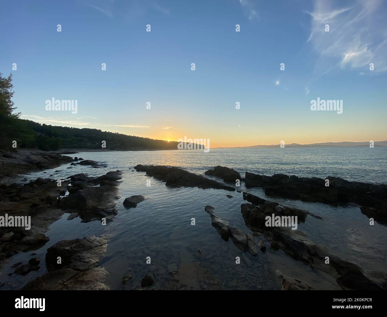 Naturwunder der kroatischen Natur und Landschaft Stockfoto