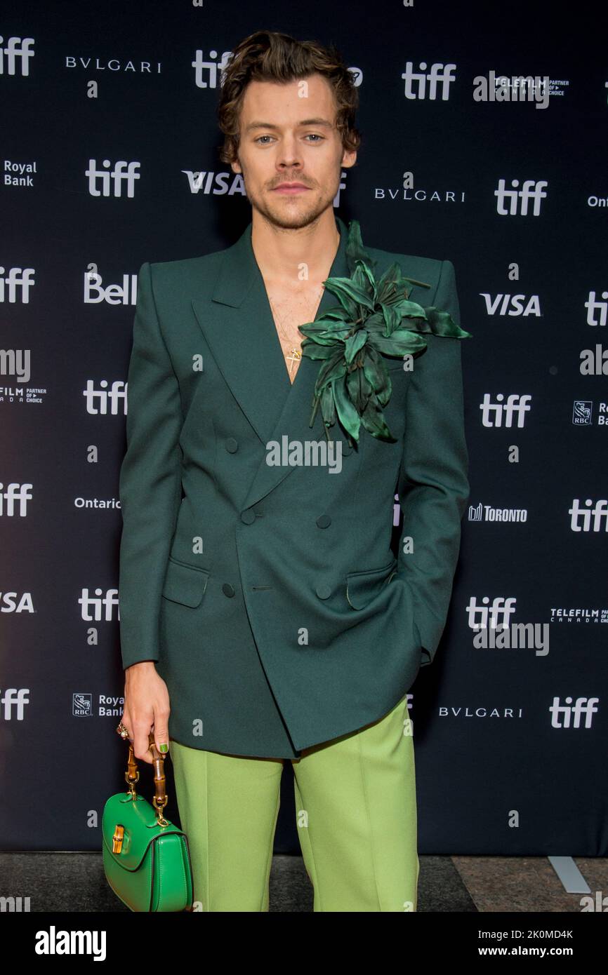 11. September 2022, Toronto, Ontario, Kanada: Harry Styles nimmt an der ''My Policeman''-Premiere während des Toronto International Film Festival 2022 im Princess of Wales Theatre am 11. September 2022 in Toronto, Ontario, Kanada, Teil. (Bild: © Angel Marchini/ZUMA Press Wire) Stockfoto