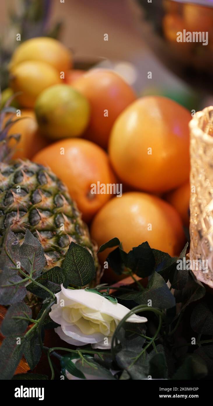 Foto von Speisen und Getränken Stockfoto