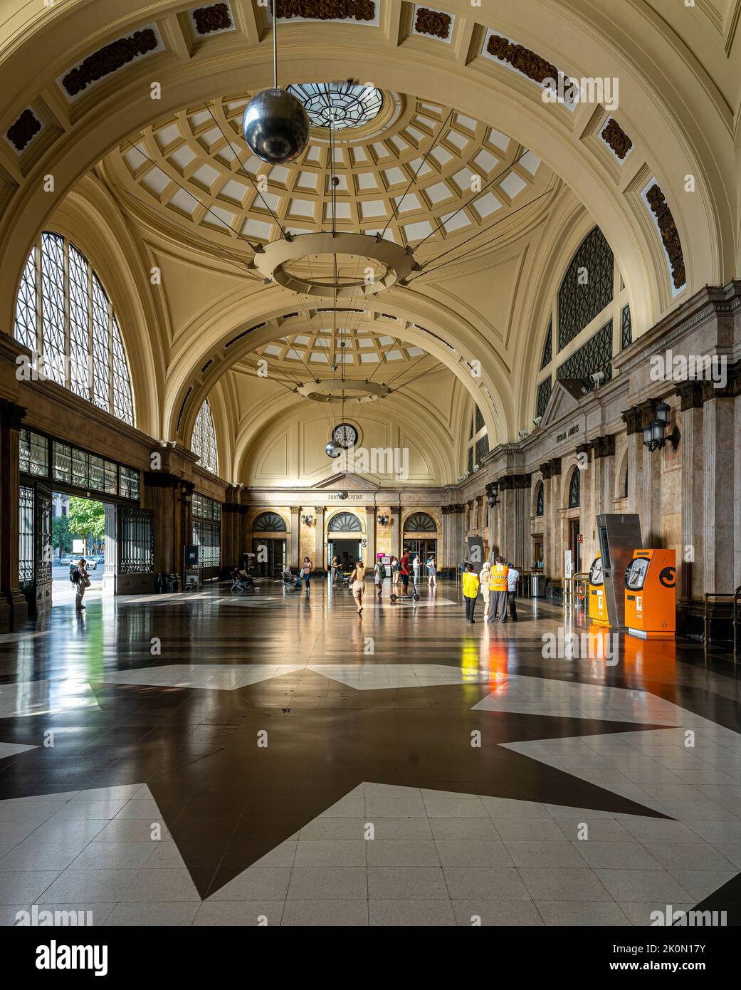 Estacio de Franca, Kopfbahnhof in Ciutat Vella , Barcelona, Spanien Stockfoto