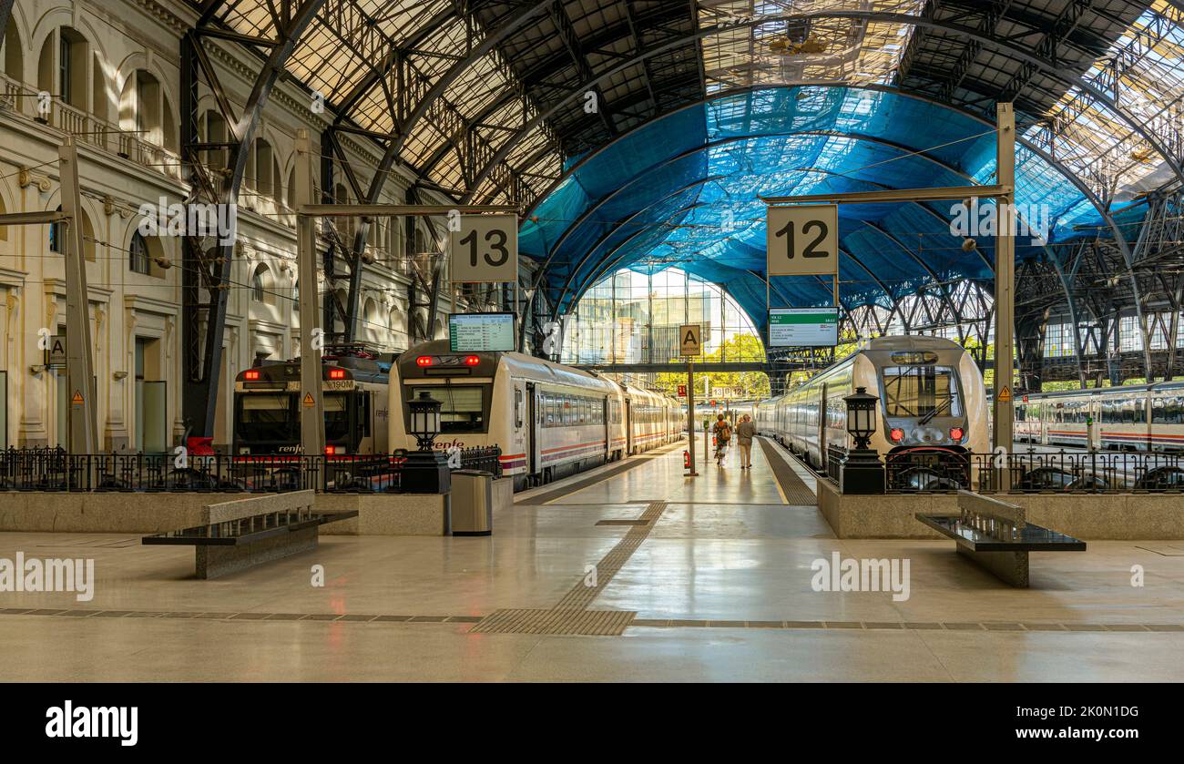 Estacio de Franca, Kopfbahnhof in Ciutat Vella , Barcelona, Spanien Stockfoto