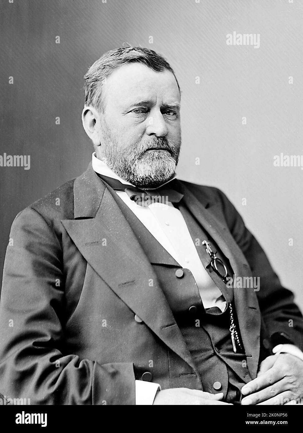 US-Präsident Grant Foto von Mathew Brady, 1870 Stockfoto