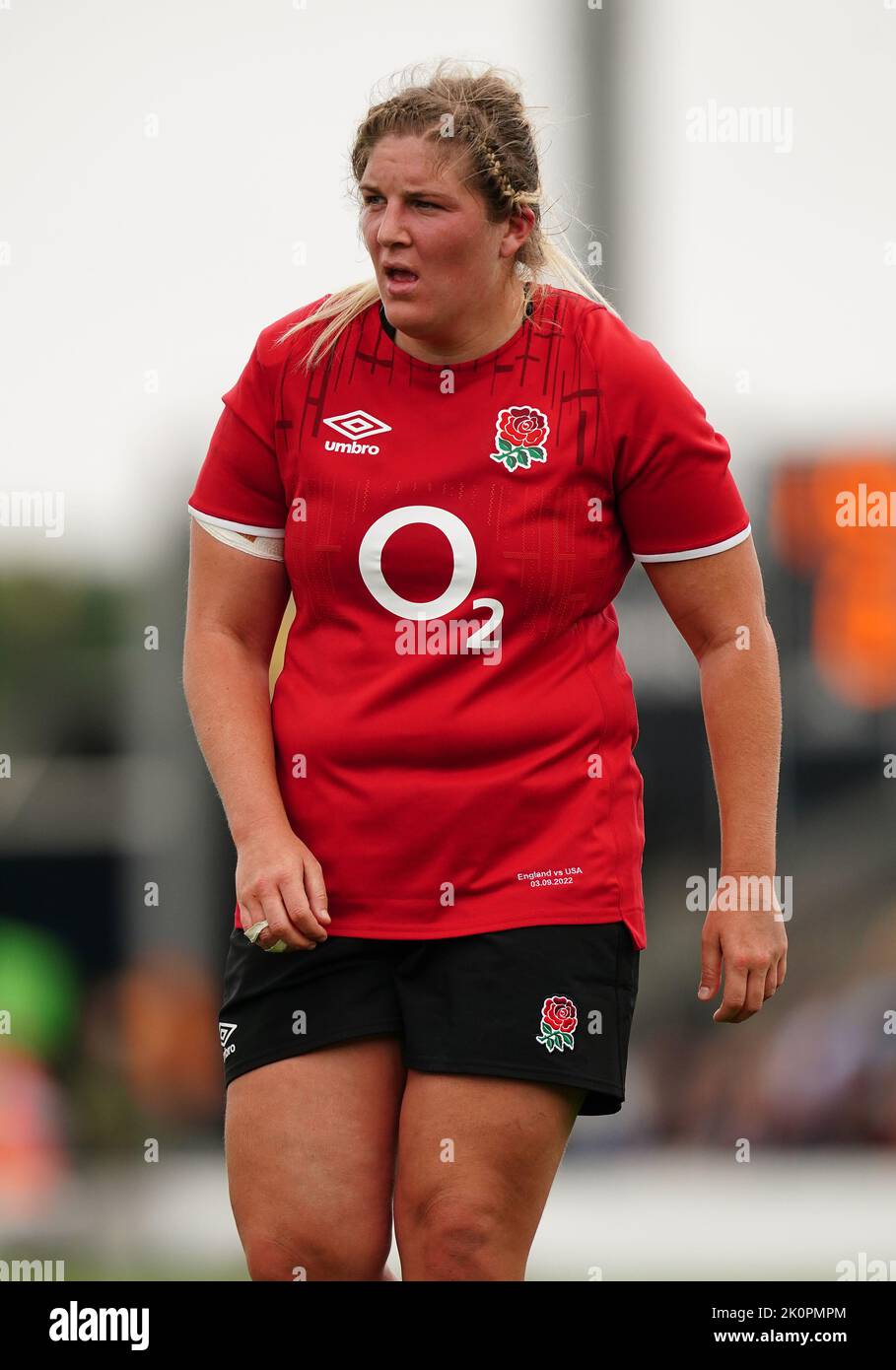 Englands Bryony Cleall während des Women's Friendly im Sandy Park, Exeter. Bilddatum: Samstag, 3. September 2022. Stockfoto