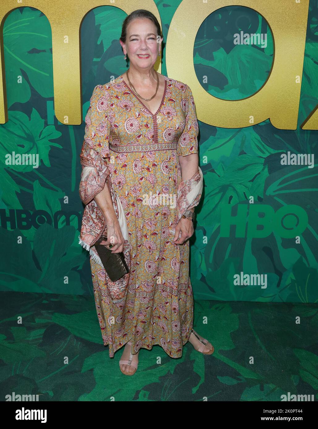 Harriet Sansom Harris kommt am Montag, den 12. September 2022, beim Empfang von HBO und HBO Max Post Emmys in den San Vicente Bungalows in West Hollywood, CA an. (Foto von Juan Pablo Rico/Sipa USA) Stockfoto