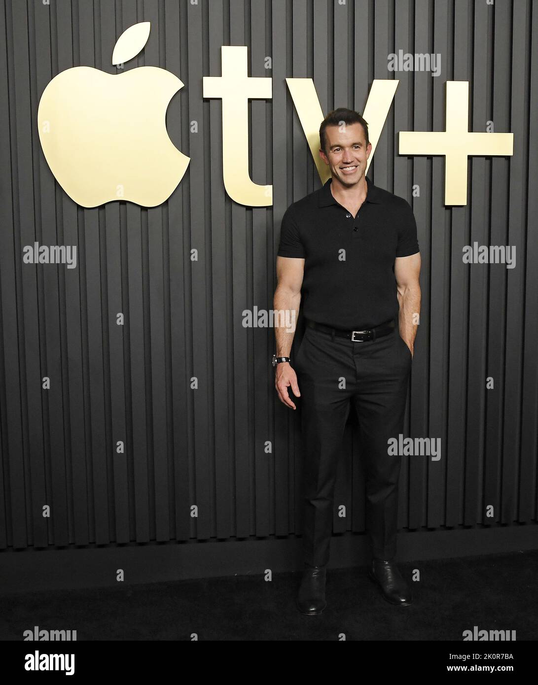 Los Angeles, USA. 12. September 2022. Rob McElhenney kommt bei der Apple TV Primetime Emmy Party an, die am Montag, dem 12. September 2022, bei Mother Wolf in Los Angeles, CA, stattfand. (Foto: Sthanlee B. Mirador/Sipa USA) Quelle: SIPA USA/Alamy Live News Stockfoto