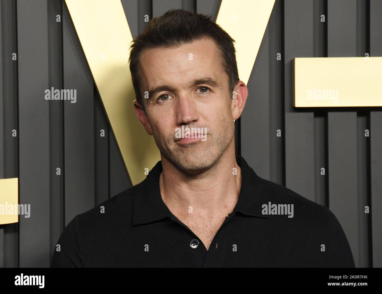 Los Angeles, USA. 12. September 2022. Rob McElhenney kommt bei der Apple TV Primetime Emmy Party an, die am Montag, dem 12. September 2022, bei Mother Wolf in Los Angeles, CA, stattfand. (Foto: Sthanlee B. Mirador/Sipa USA) Quelle: SIPA USA/Alamy Live News Stockfoto