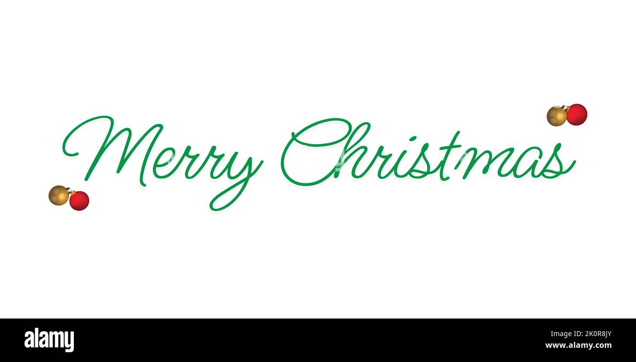 Frohe Weihnachten-Ikone. Konzept der Feier und Neujahr. Stock Vektor