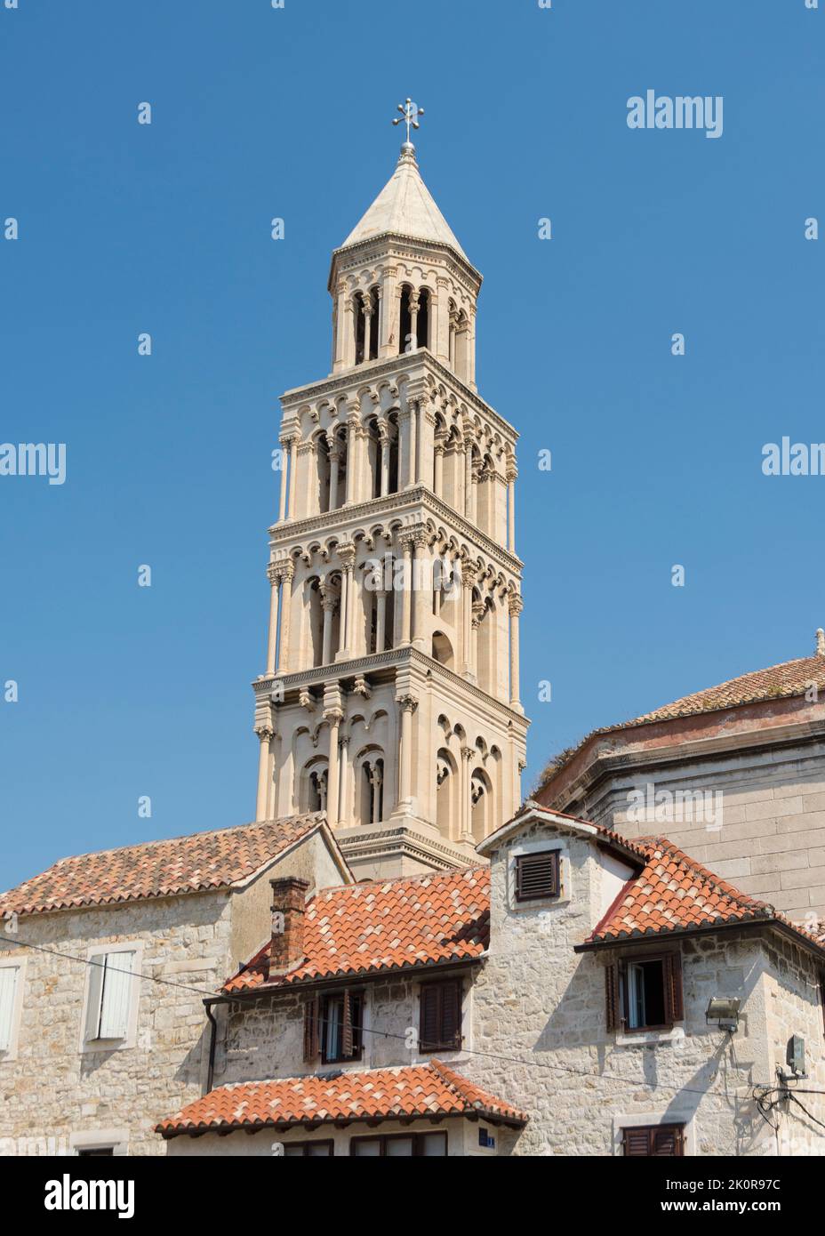 Die Kathedrale von Saint Domnius in Split, Kroatien Stockfoto